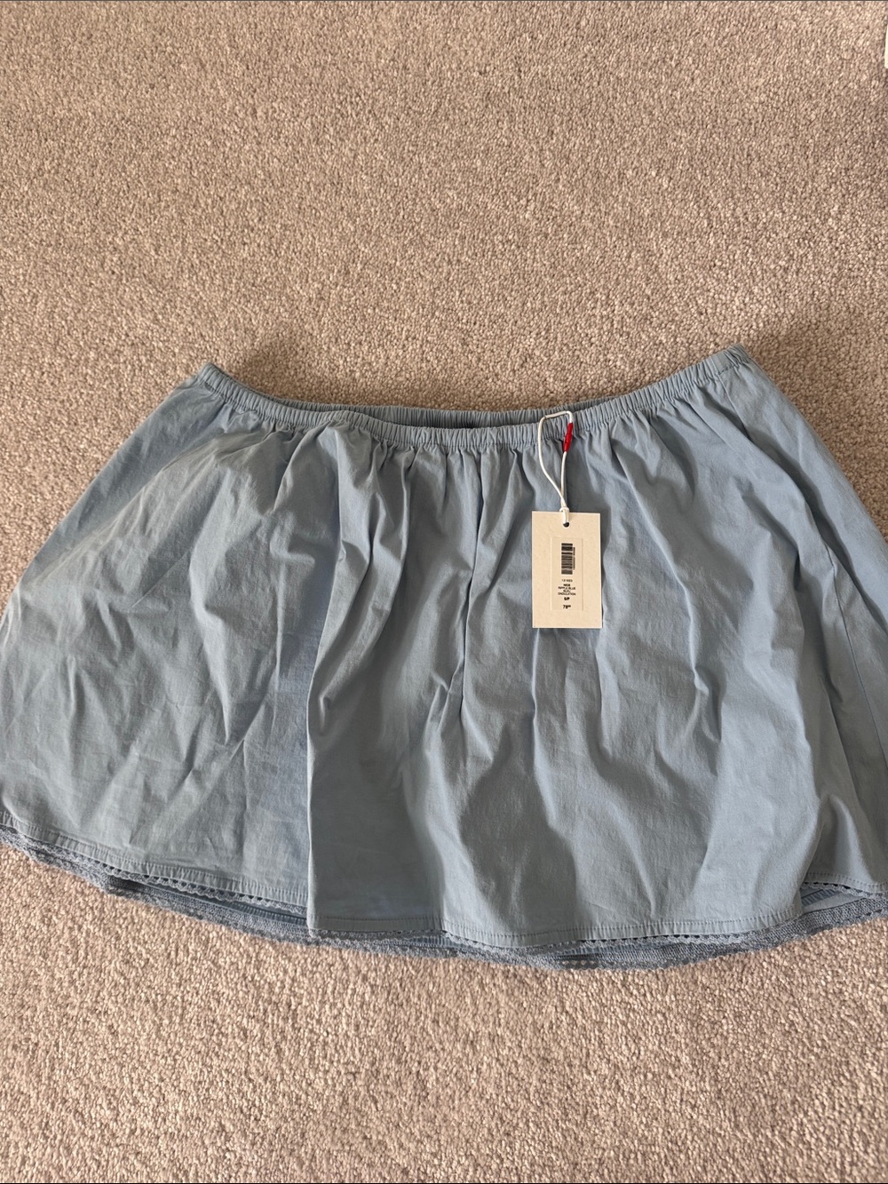 Aritzia Light Blue Cotton Circle Skirt